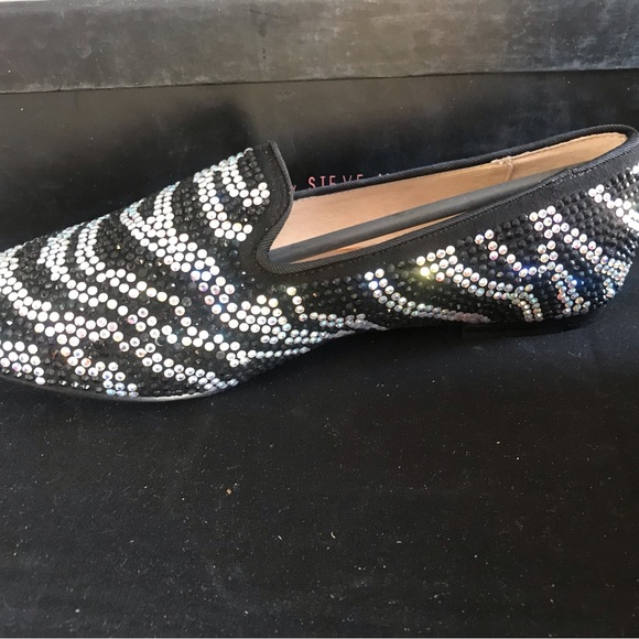 Steven by Steve Madden rhinestone loafers - Picture 2 of 2